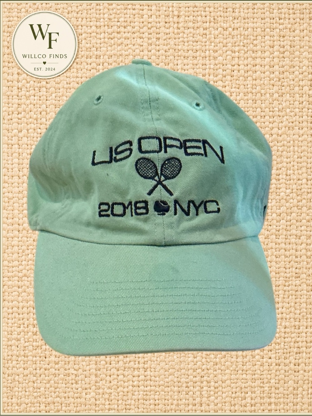 2018 US Open NYC ‘47 Brand Mint Green Tennis Hat Adjustable OSFA